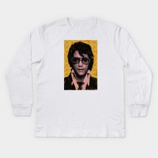 Elvis Kids Long Sleeve T-Shirt